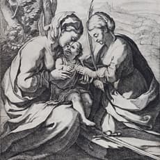 Giovanni Battista Mercati after Antonio da Correggio