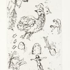 Marc Chagall, Lettre a Marc Chagall V (1969)